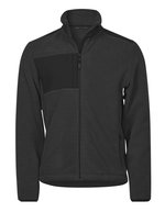 Tee Jays Mountain Fleecejacke mit Brusttasche, Black/Black XS, TJ9120 – Bild 3