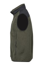 Tee Jays Schwarze Fleeceweste mit Brusttasche, Black/Black XS, TJ9122 – Bild 5
