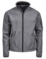 Tee Jays Slim Fit Softshell-Jacke mit Wassersäule – Grey Melange
