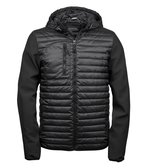 Tee Jays Softshell-Jacke mit Kapuze für Herren, Black/Black S, TJ9628 – Bild 3