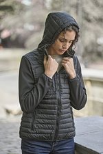 Tee Jays Softshell-Jacke mit Kapuze für Damen, Black/Black S, TJ9629 – Bild 1