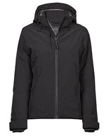 Tee Jays Langarmjacke mit DuPont Füllung und Kapuze, Black S, TJ9681 – Bild 2