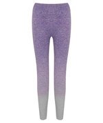 Tombo Nahtlose High-Stretch-Leggings mit Farbverlauf, Dark Grey - Light Grey Marl L/XL, TL300 – Bild 3