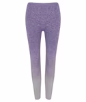 Tombo Seamless High-Stretch Leggings with Gradient, Dark Grey - Light Grey Marl L/XL, TL300 – image 4