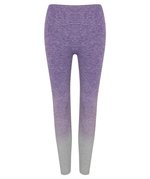 Tombo Nahtlose High-Stretch-Leggings mit Farbverlauf, Dark Grey - Light Grey Marl L/XL, TL300 – Bild 4
