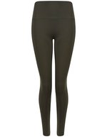 Tombo Hoch geschnittene Leggings mit Handytasche, Hot Coral L/XL, TL370 – Vert olive