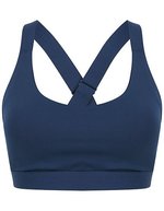 Tombo Sport-BH mit mittlerem Halt und Trägern – Navy