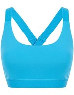 Tombo Sport-BH mit mittlerem Halt und Trägern, Black XS, TL371 – Turquoise Blue