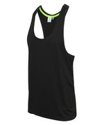 Tombo Ärmelloses Muscle-Fit T-Shirt, Basic Kollektion, Grey Marl XS, TL504 – Bild 6