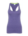Tombo Körpernahes ärmelloses Sportträgerhemd Slim Fit in, Purple Marl L, TL506 – Bild 2