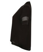Tombo Modisches Überzieh-Top mit Tunnelzug, Black XS, TL526 – Bild 5