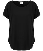 Tombo Oversize T-shirt mit U-Ausschnitt, Black XXL, TL527 – Bild 3