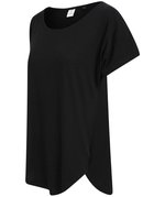 Tombo Oversize T-shirt mit U-Ausschnitt, Black XXL, TL527 – Bild 5