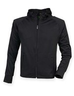 Men´s Hoodie With Reflective Tape – Black