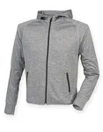 Tombo Hoodie mit reflektierenden Streifen und Tasche, Grey Marl XL, TL550 – Bild 2