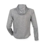 Tombo Hoodie mit reflektierenden Streifen und Tasche, Grey Marl XL, TL550 – Bild 4