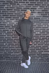 Men´s Hoodie With Reflective Tape – Navy