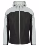 Tombo Veste de Sport Réfléchissante avec Capuche, Black/Reflective XXS, TL560 – image 3