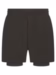 Tombo Doppellagige Sportshorts für Herren, Black/Black S, TL615 – Bild 4