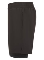 Tombo Doppellagige Sportshorts für Herren, Black/Black S, TL615 – Bild 5