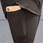 Tombo Doppellagige Sportshorts für Herren, Black/Black S, TL615 – Bild 7