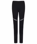 Tombo Leggings con inserti in mesh da Donna, Black XXL, TL672 – immagine 3