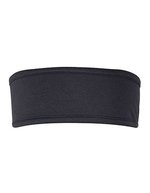 Tombo French-Terry-Stirnband mit konischem Design – Black