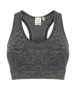Ladies´ Seamless Crop Top – Blue Marl