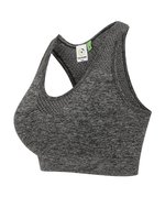 Tombo Nahtloser Racerback Sport-BH mit Cups, Black XS, TL696 – Bild 6