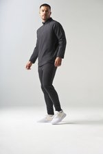 Tombo Fleece Jogginghose mit elastischem Bund, Black XS, TL720 – Bild 1