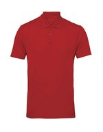 Men´s Panelled Polo – Fire Red