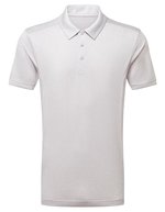 Men´s Panelled Polo – Argento Melange