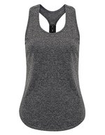 Women´s Performance Strap Back Vest – Black Melange
