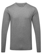 Men´s Long Sleeve Performance T-Shirt – Black Melange