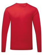 Men´s Long Sleeve Performance T-Shirt – Fire Red