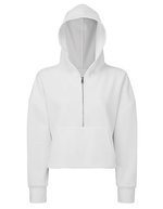 Women´s Half Zip Hoodie – Bianco