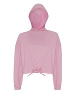 Women´s Cropped Oversize Hoodie – Light Pink