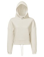 Women´s Cropped Oversize Hoodie – Natural