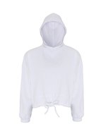 Women´s Cropped Oversize Hoodie – White