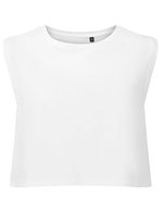 Women´s TriDri® Organic Crop Tank – White