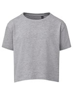 Kids Boxy Tee – Heather Grey