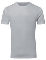 TriDri® Ion-Charge recycled textured tee – Gris frais