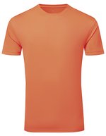 TriDri® Ion-Charge recycled textured tee – Lightning Orange