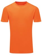 TriDri® Ion-Charge recycled textured tee – Orange