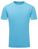 TriDri® Ion-Charge recycled textured tee – Turquoise