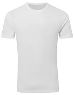 TriDri® Ion-Charge recycled textured tee – Blanc
