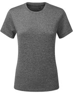 Women’s TriDri® Ion-Charge recycled textured tee – Black Melange