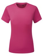 Women’s TriDri® Ion-Charge recycled textured tee – Hot Pink