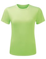 Women’s TriDri® Ion-Charge recycled textured tee – Lightning Green