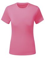 Women’s TriDri® Ion-Charge recycled textured tee – Lightning Pink
